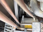 Engine with A/C Compressor