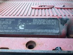 4 Engine with Emission Label